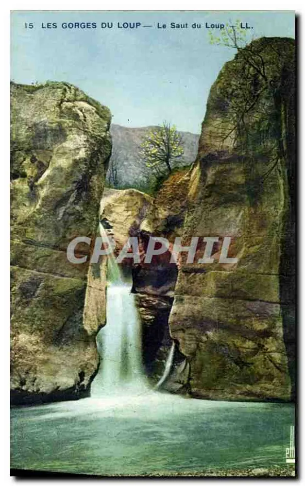 Die Gorges du Loup — Der Saut du Loup — LL. — Verlag LL. - Vorderseite