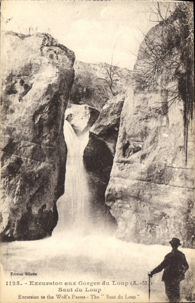Gorges du Loup — Saut du Loup — Edizione Elletta n°1125 - Recto