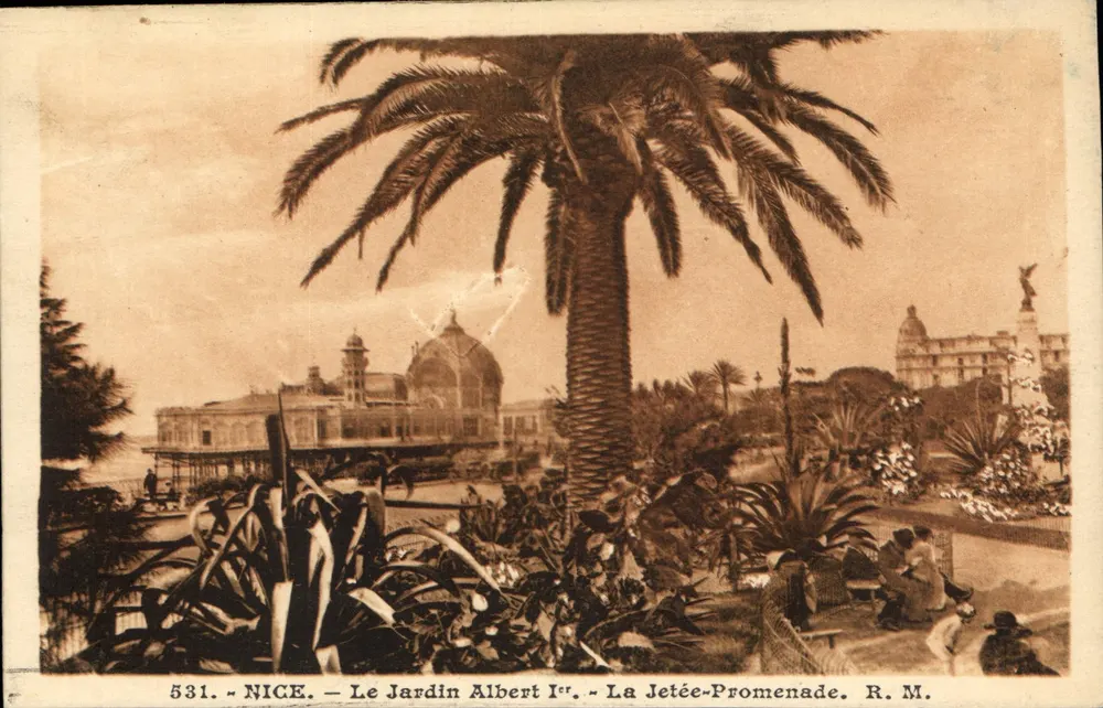 Nice - O Jardim Albert Ier - A Doca-Passeio - R.M. n°531 - Frente