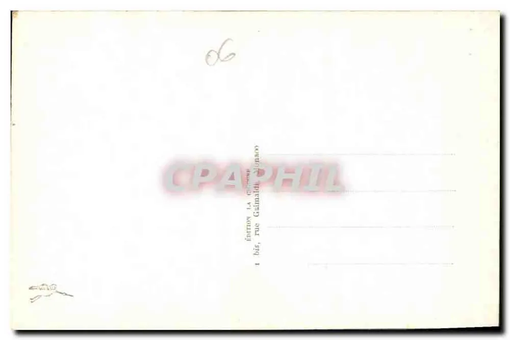 Menton — Uitzicht genomen vanaf de Boulevard de Garavan — onbekende uitgever, nr. 316 - Achterkant