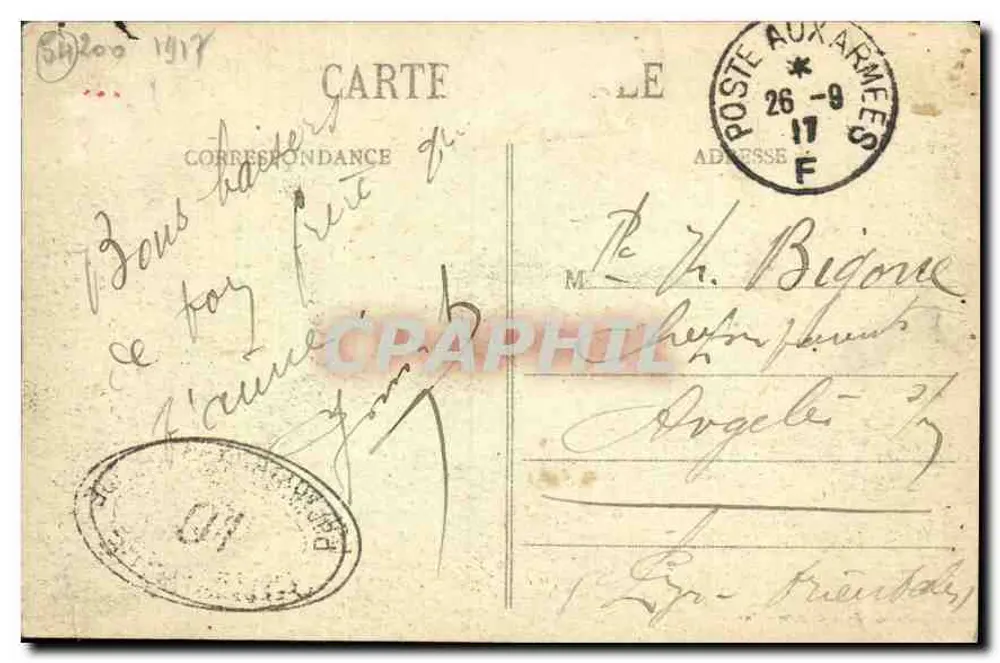 Vista generale e Chiesa di Nostra Signora — Nancy — Edizione Imp. Librairie Jeanne-d'Arc - Verso