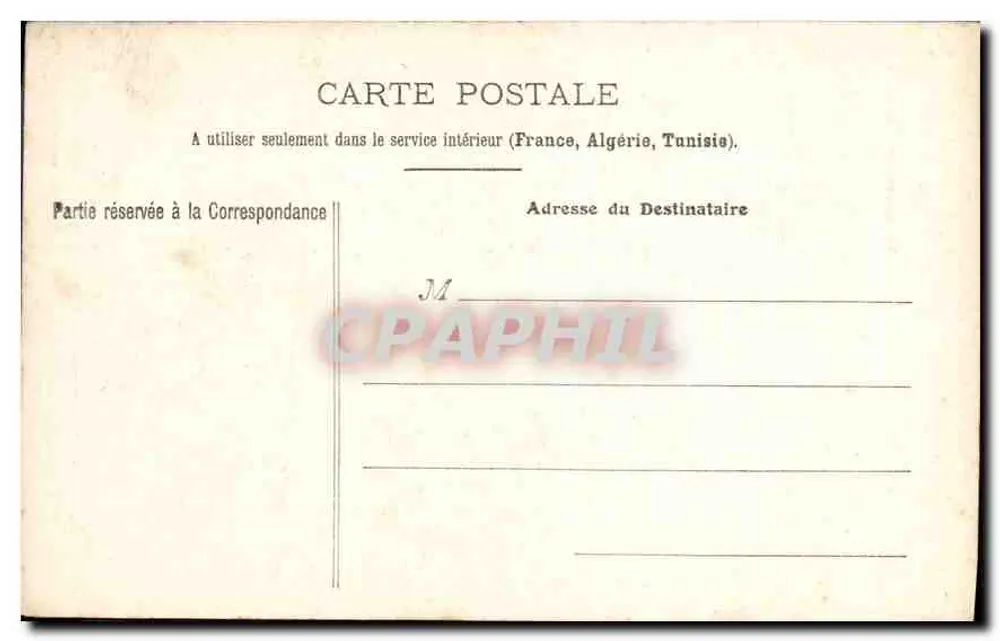 Nancy — Igreja de São Pedro — Fachada sobressalente com duas torres, uma das quais inacabada — P. Helnlinger & Cie, Imp. Phot. Nancy, n°59 - Verso