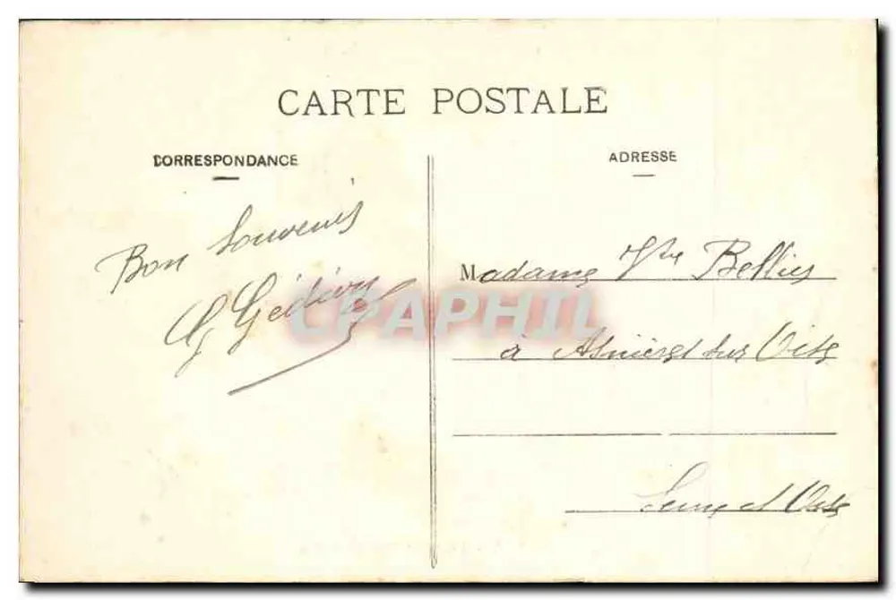 NANCY — Porte et Rue Stanislas — éditeur De Jeuvers & Diners, n°18 - Verso
