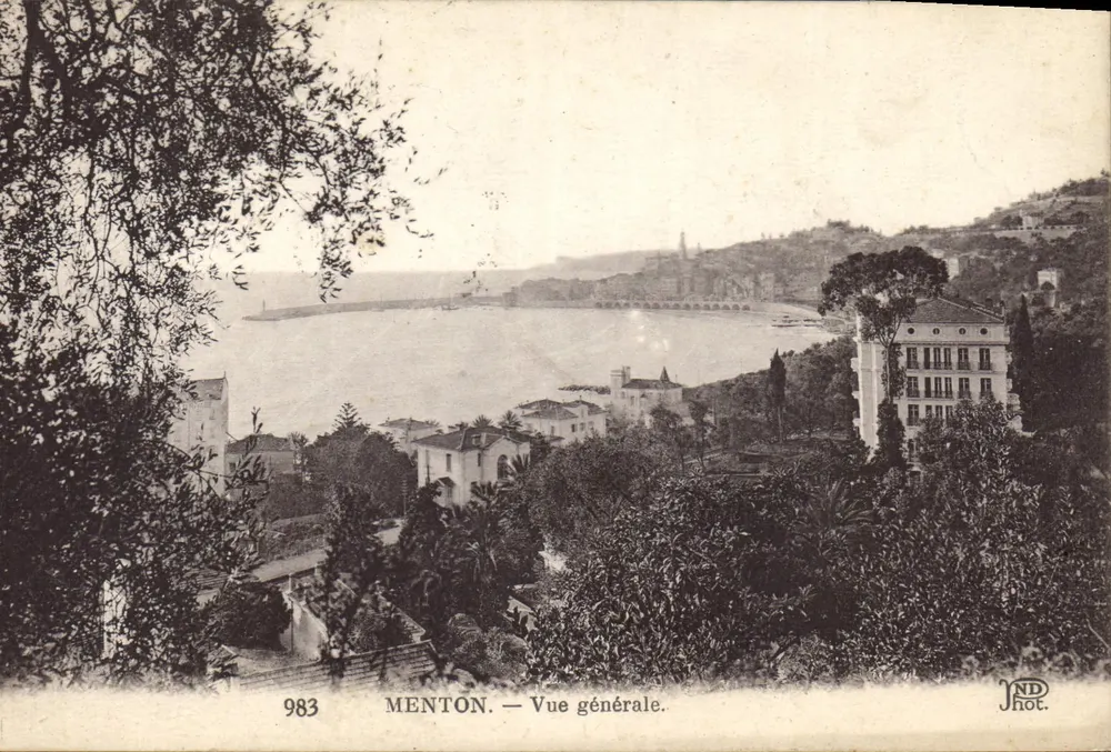 Menton — Vista geral — JND Fot. - Frente
