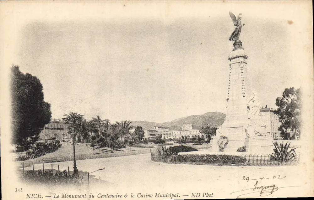 Nice — Das Centenary-Monument & das Municipale Casino — ND Pbot - Vorderseite