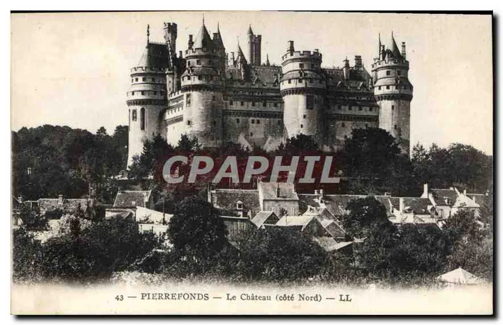 Pierrefonds — O Castelo (lado Norte) — LL - Frente