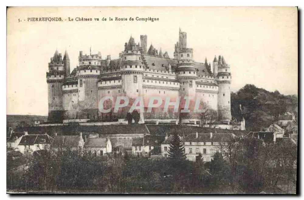 PierreFonds — O Castelo visto da Estrada de Compiègne — editor não identificado, n°5 - Frente