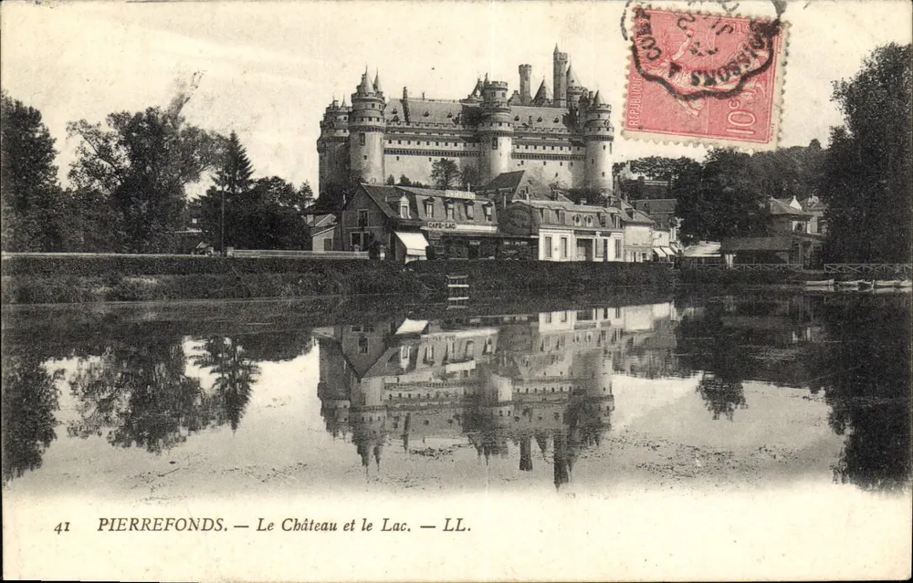 Pierrefonds — O Castelo e o Lago — LL. - Frente