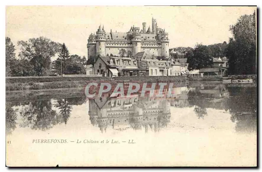 Pierrefonds — Het Kasteel en het Meer — LL. - Voorkant