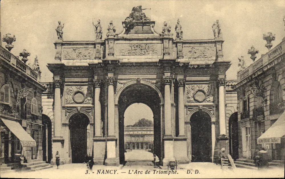 Nancy — O Arco do Triunfo — D.D. - Frente