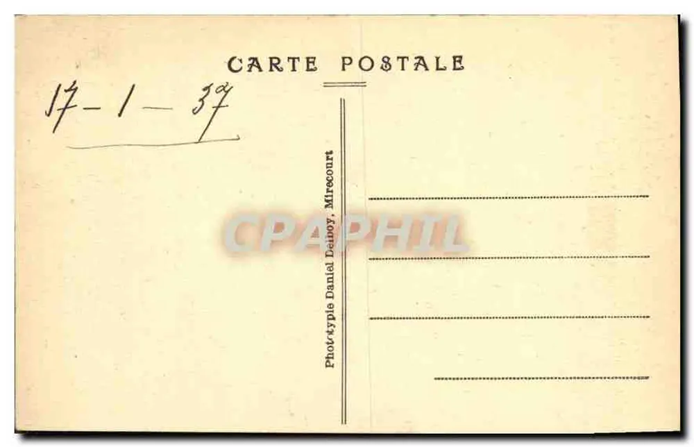 Nancy — O Arco do Triunfo — D.D. - Verso