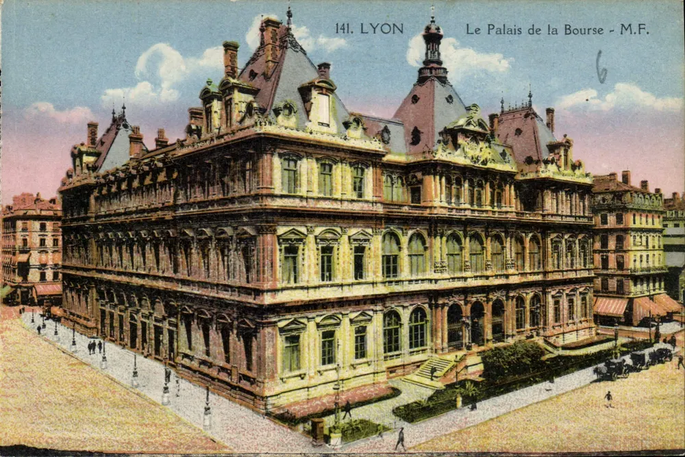 Lyon — O Palácio da Bolsa — M.F. n°141 - Frente