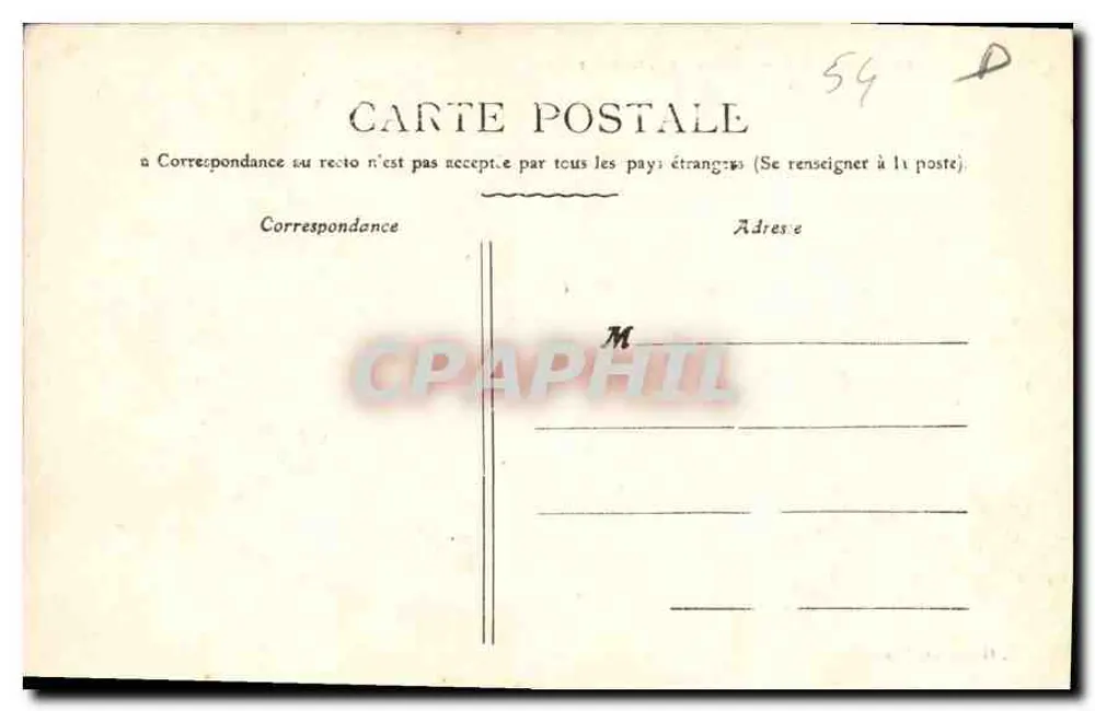 NANCY — Arco do Triunfo — F. Gedovius, Nancy, n°66 - Verso