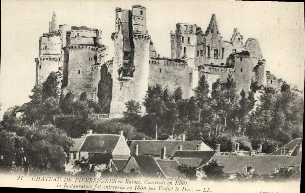 Castelo de Pierrefonds — Ruínas — Edição Ruínas, n°21 - Frente