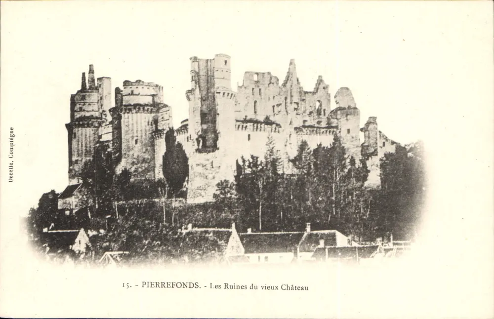 PierreFonds — Les Ruines du vieux Château — Decelle, Compiegne, n°15 - Frente