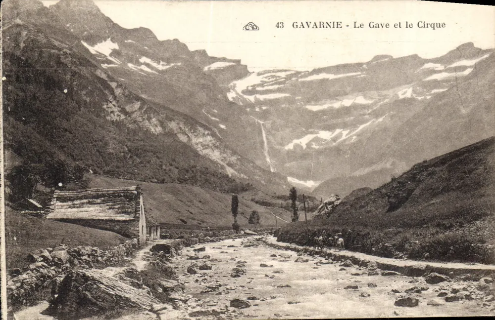 Gavarnie - O Gave e o Cirque — n° 43 - Frente