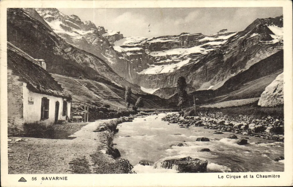 O Circo e a Chaumière — Gavarnie — Editor: Ch. des Arts Photogéniques - Frente