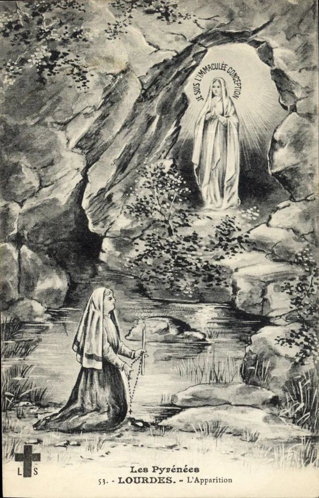 Lourdes - A Aparição — Os Pirineus, n°53 - Frente