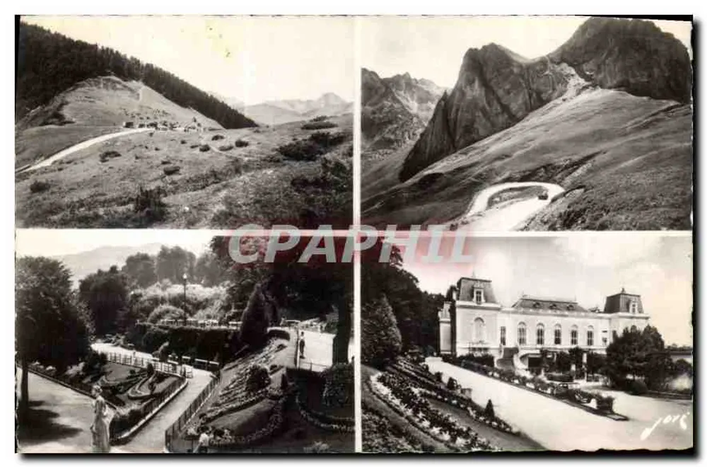 Bagnères-de-Bigorre — paisagem e hotel — souvenir de vacances - Frente