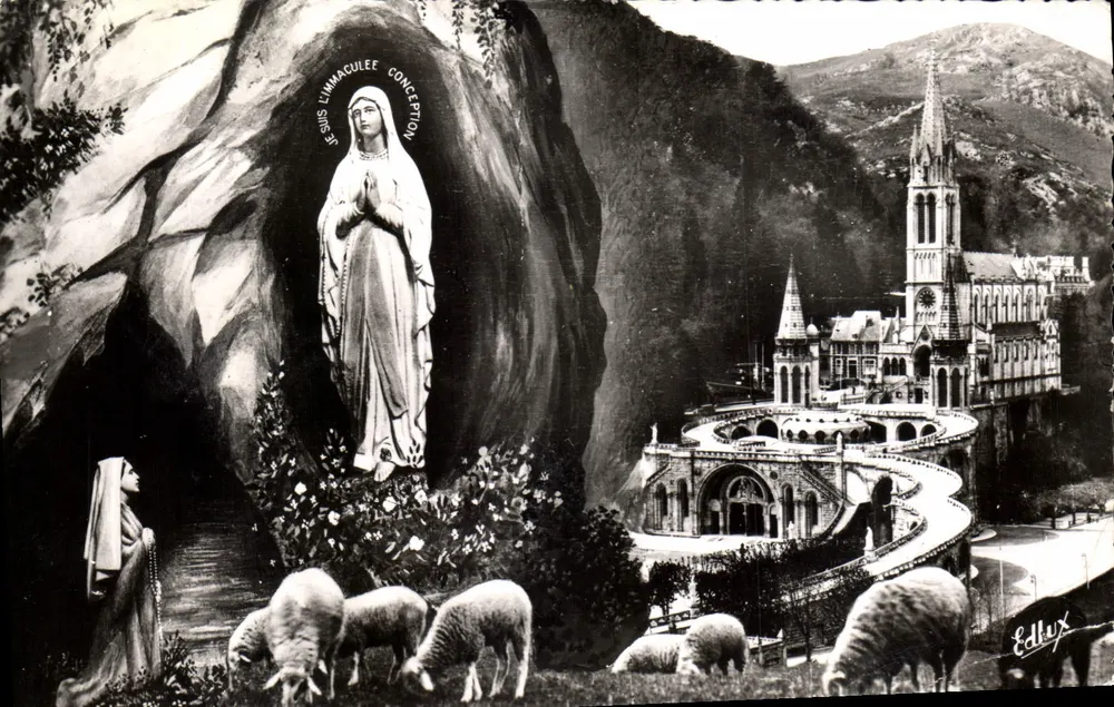 Lourdes — Aparecção da Virgem Imaculada — Edlux - Frente