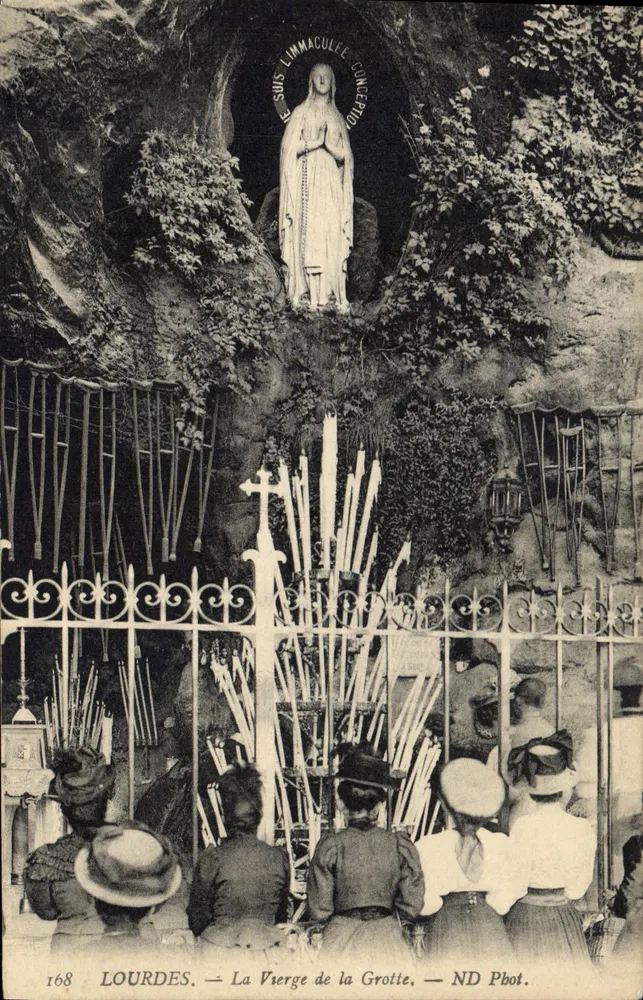 Lourdes — A Virgem da Gruta — ND Fot. n°168 - Frente