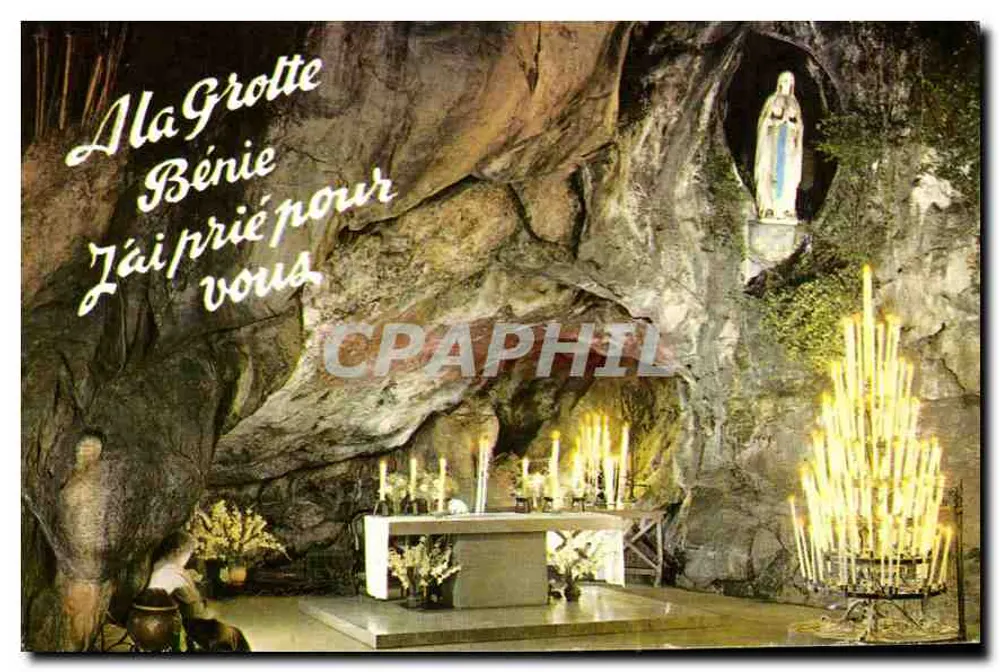 Die Grotte von Lourdes — Edition A. Doucet, n° 3 - Vorderseite