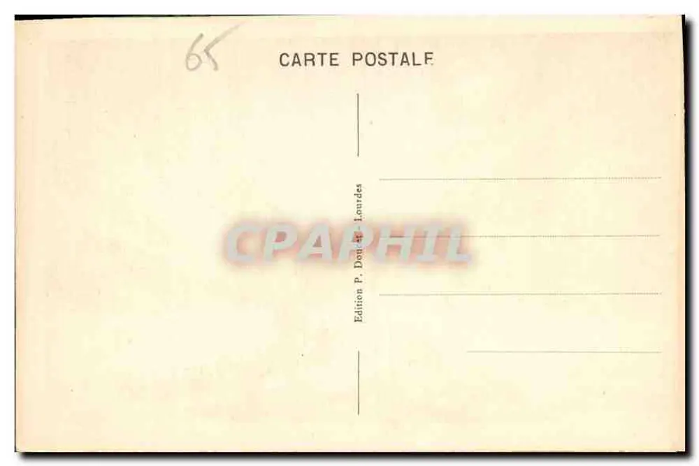 Cauterets - O Ponte da Espanha — P.D. — n°4 - Verso