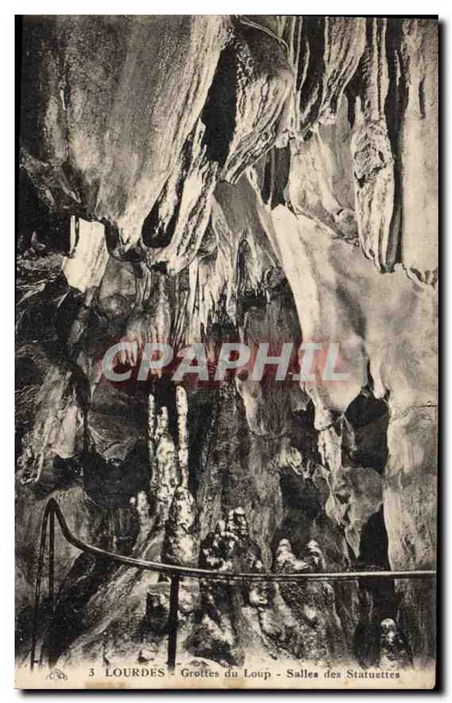 Lourdes - Grotten des Loups - Salles des Statuettes - Vorderseite