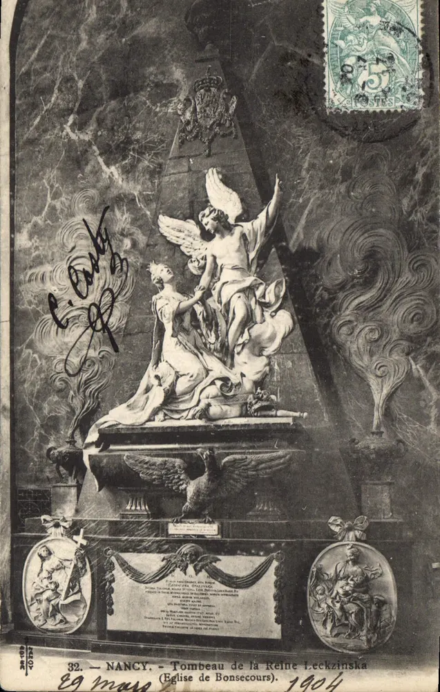 Nancy — Grab der Königin Leckzinska (Kirche von Bonsecours) — C. Caby, n°32 - Vorderseite