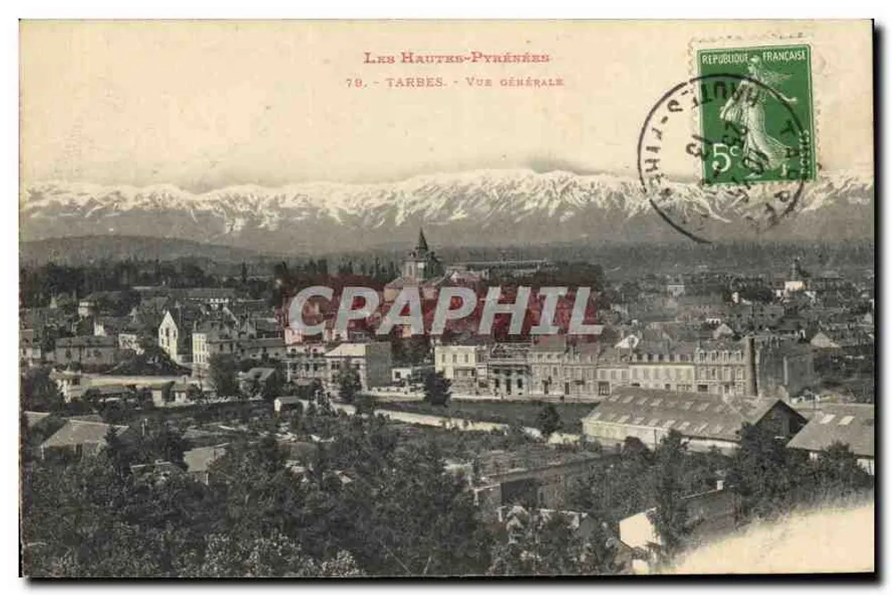 Tarbes — Vista geral — Les Hautes-Pyrénées - Frente
