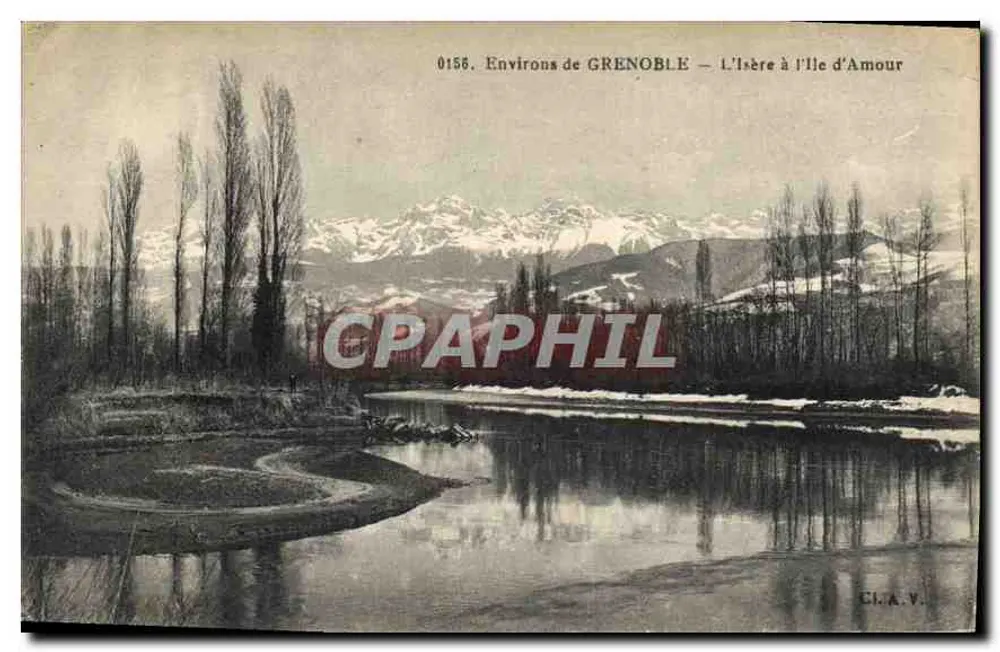 Arredores de GRENOBLE — A Isère na Ilha do Amor — C.I.A.V. - Frente
