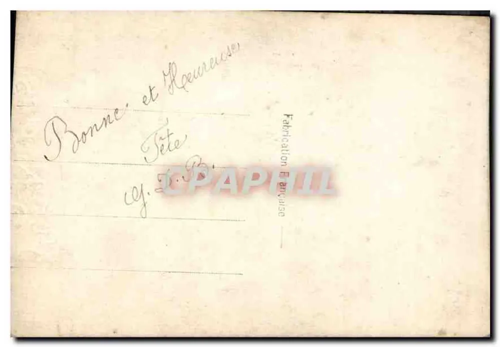 Elegante koppel — Sint Nicolaas — Gemaakt in Frankrijk - Achterkant