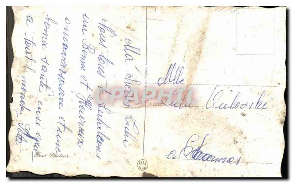Arranjo de rosas — ilustração — editor desconhecido - Verso