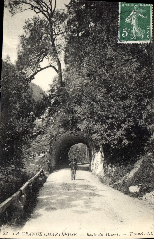 La Grande Chartreuse — Estrada do Deserto — Tunel — I.L. - Frente