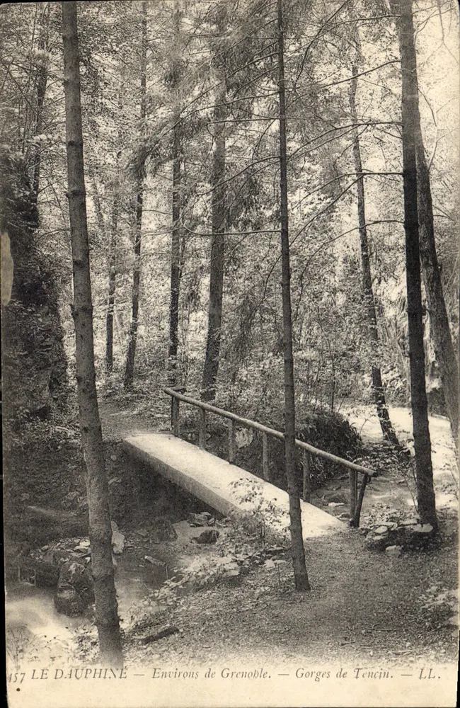 Gorges de Tencin — LE DAUPHINE — Arredores de Grenoble — LL. — n° 157 - Frente