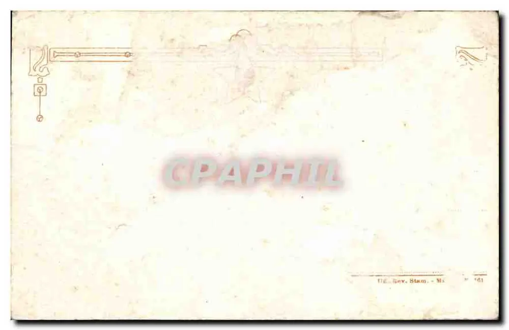 Paisagem de primavera com caminho — editor U.G. Rev. Stam. Mi, n° 161 - Verso