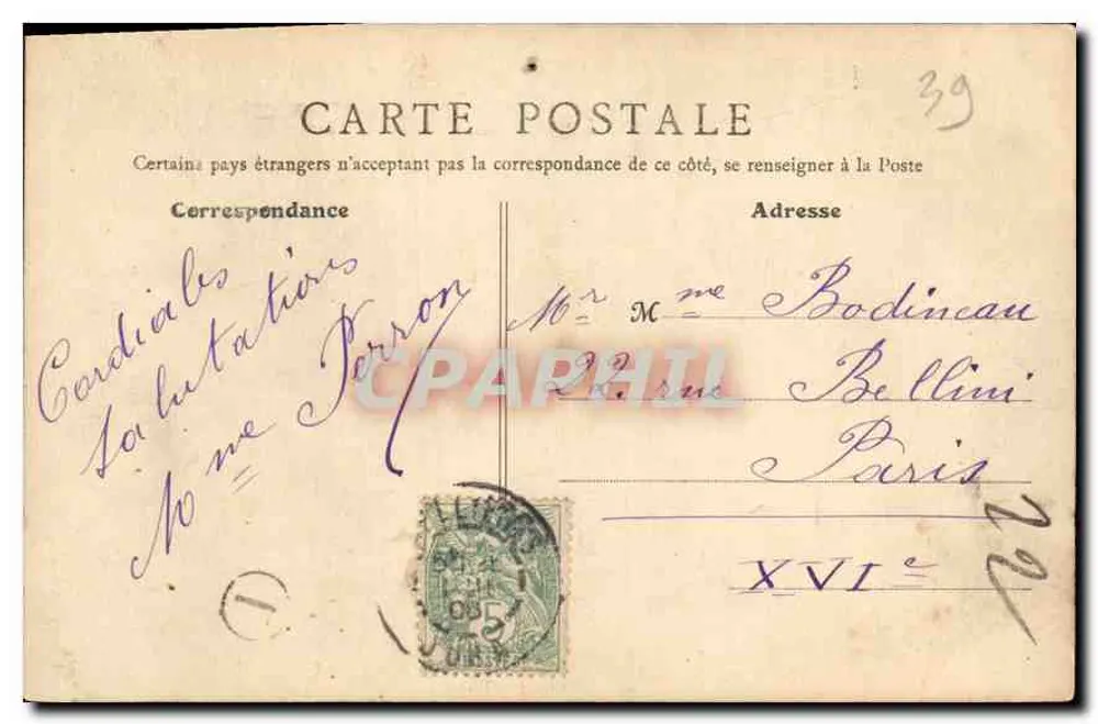 Baume-les-Messieurs — Cachoeira dos Tufts — Cliché R. Chapurs, n° 98 - Verso