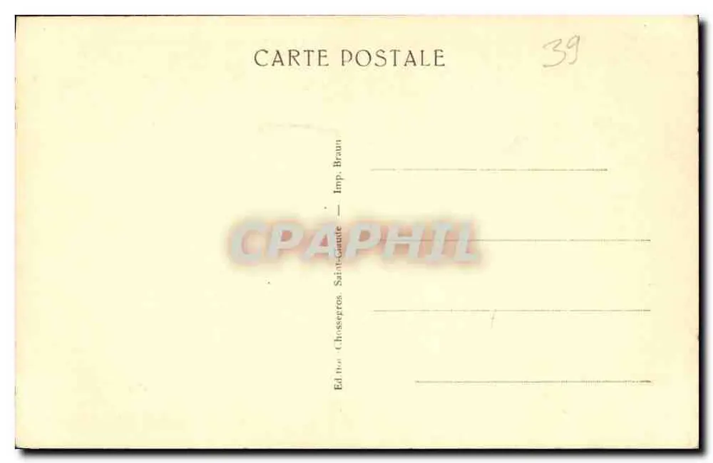 Route de Septmoncel - Ort « Le Saut du Chien » — Saint Claude, 4914 - Rückseite