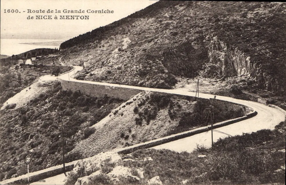 Rota da Grande Corniche — de NICE a MENTON — Estabelecimento de Fotografia GILETTA - Frente
