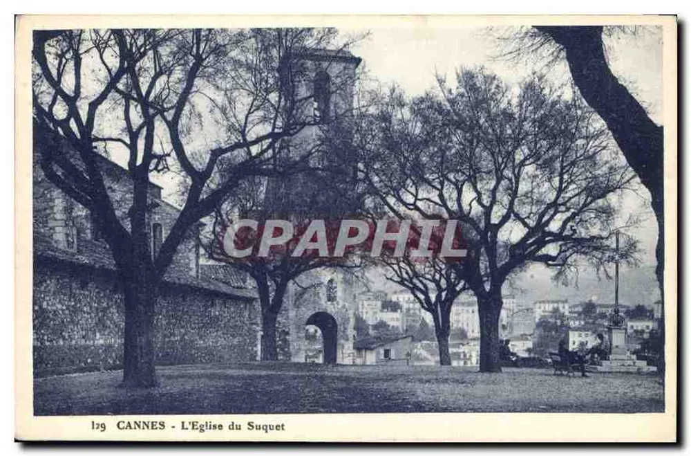 CANNES - De Kerk van het Suquet — Uitgave Damagès, Frankrijk, Cannes, n° 129 - Voorkant