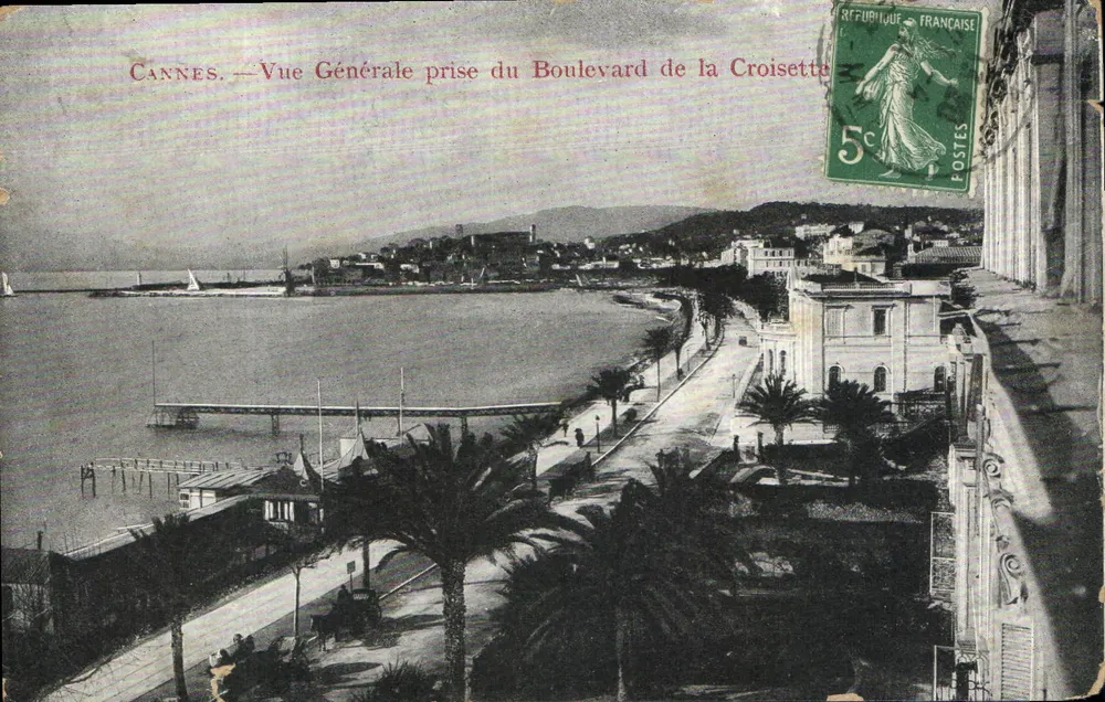 Cannes — Allgemeiner Blick vom Boulevard de la Croisette — Verlag nicht sichtbar - Vorderseite