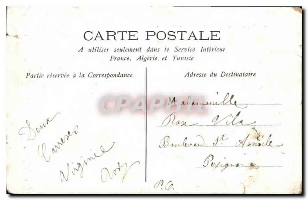Cannes — Allgemeiner Blick vom Boulevard de la Croisette — Verlag nicht sichtbar - Rückseite