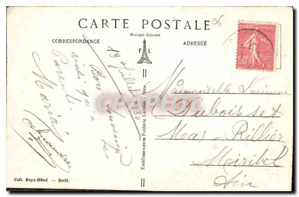 BREIL (A.-M.) — Kapel van Sint-Antoine — F. L. n°136 - Achterkant