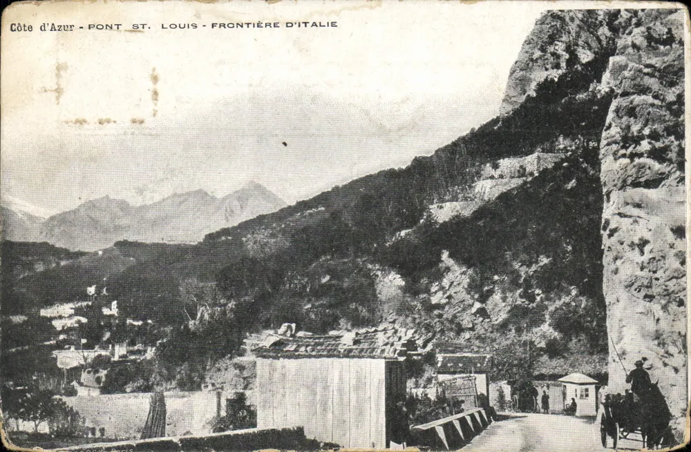 Côte d'Azur - Brücke St. Louis - Grenze zu Italien - Vorderseite