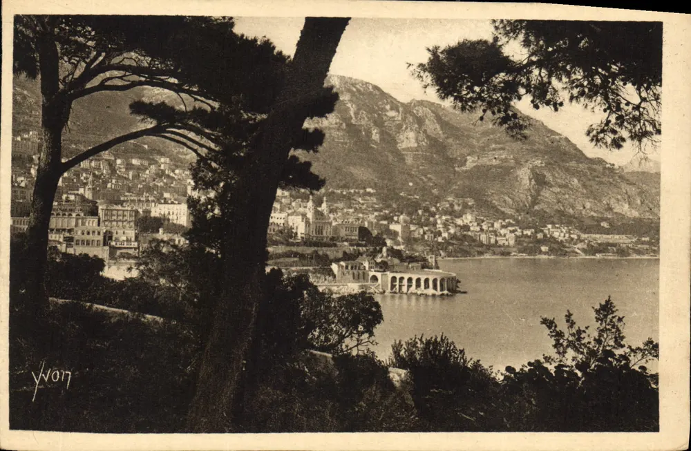 Allgemeiner Blick auf Monaco — Côte d'Azur — Éditions d'Art YVC, Paris - Vorderseite