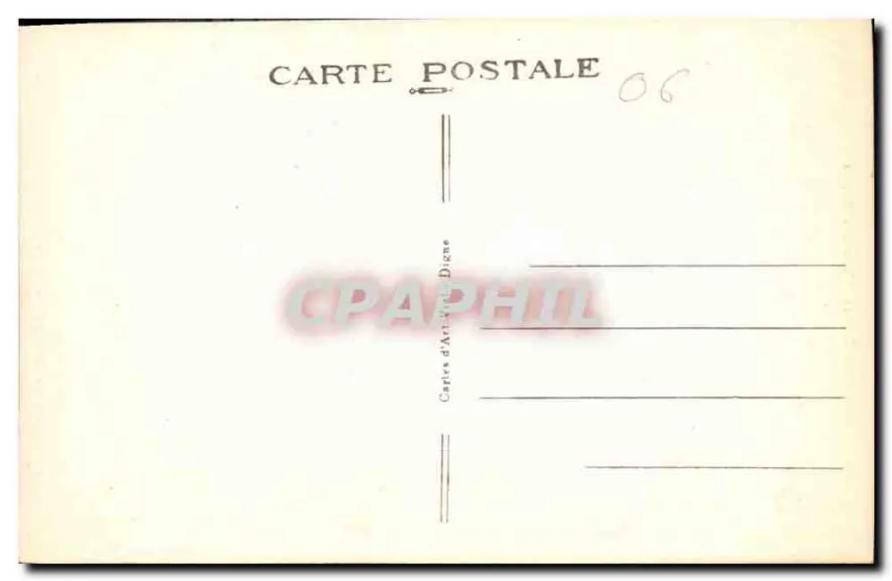 Der Clues-Tunnel von Barles — Umgebung von Digne-les-Bains — Edit Vial - Digne - Rückseite
