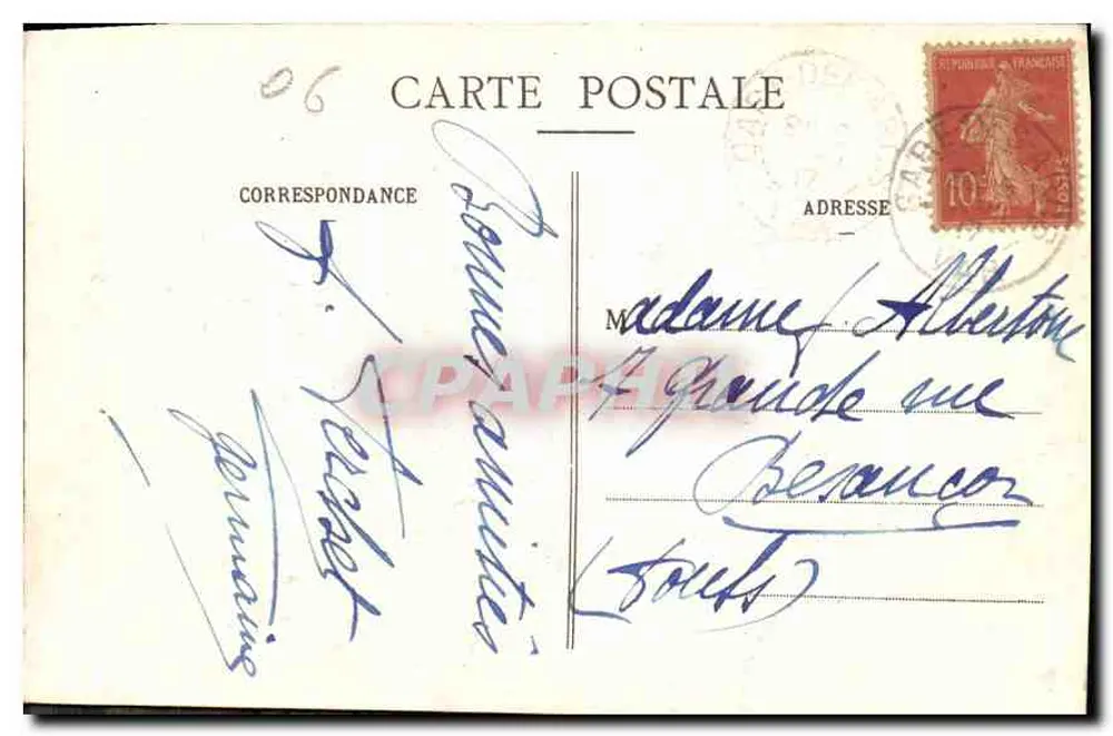 Monte-Carlo — Façade du Casino — B.F. — n°15 - Verso