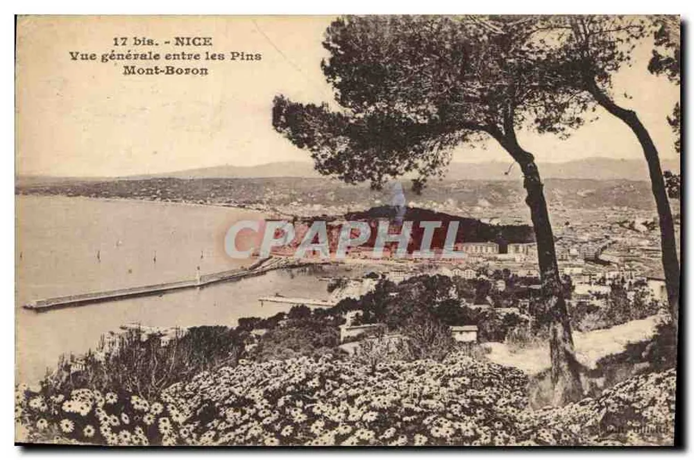 Nice - Allgemeiner Blick zwischen den Pins Mont-Boron — C. Gillietta, n°17 bis - Vorderseite