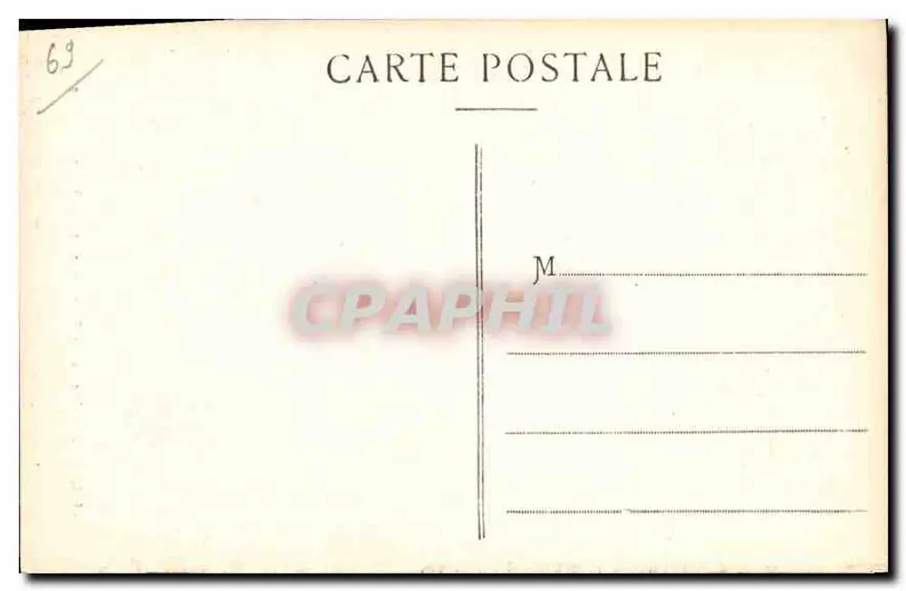 LYON — Virgem do Frontispício de N.-D. de Fourvière — n° 3415 - Verso
