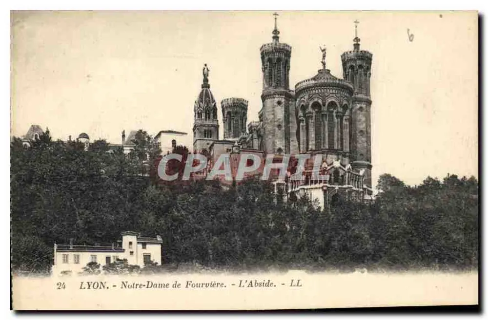 LYON - Nossa Senhora de Fourvière - A Abside - LL - Frente